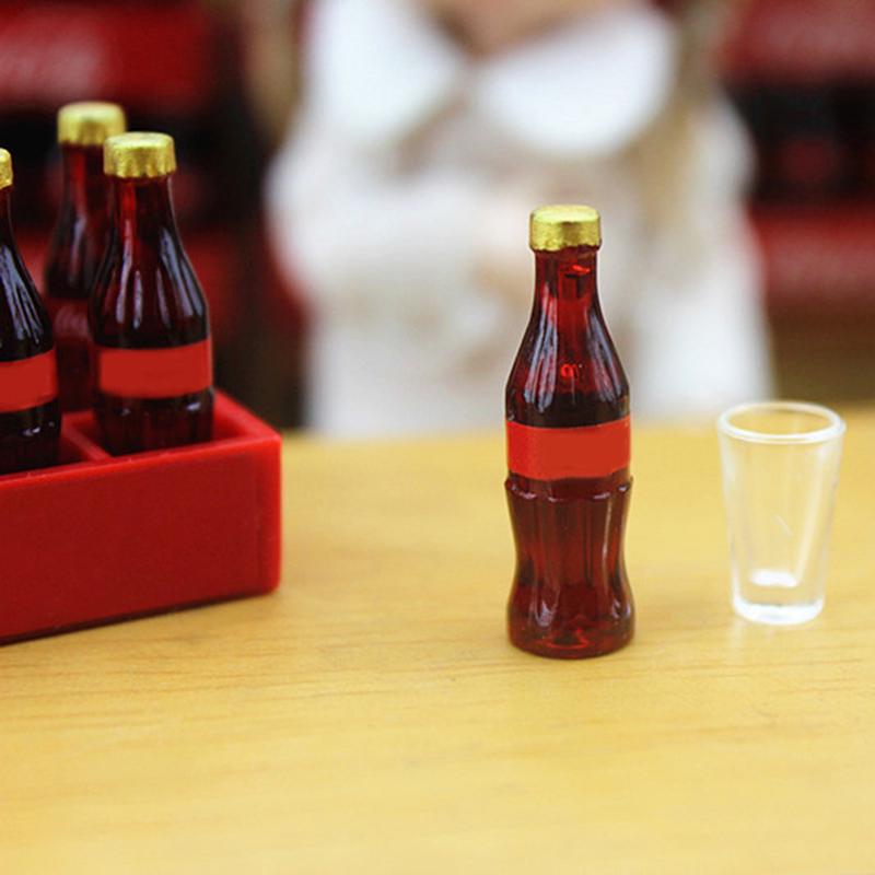 A Dozen Miniature Food Model Drink Dollhouse Miniature 1:12 Doll Accessories Toy