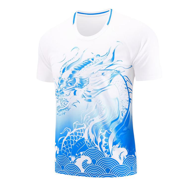 

Dragon Boat Racing Suit Rowing Dragon Boat Football Suit Printing Dragon Boat Suit Dragon Pattern Men S And Women S Game Group Buying Tops Short Sleev 5XL