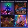 DIY Light String App Contronl String Lights RBGIC Bluetooth Connect Decorations Lights for Room Chirsmas New Year Holiday Decor