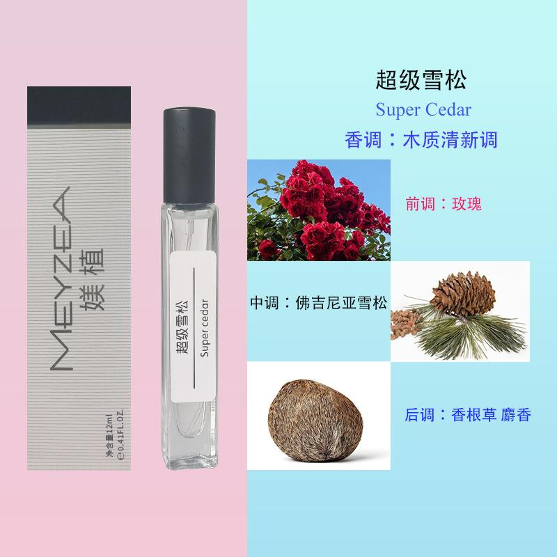 12Ml Perfume Green Encounter Cologne Men and Women Strong Fragrance Light Fragrance Stall Perfume Straight Hair