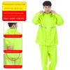 Cycling Rain Poncho Two-Piece Rain Pants Women's Raincoat and Rain Pants Two-Piece Set Plus Size Travel Set New Construction Style One-Piece Rain Suit
