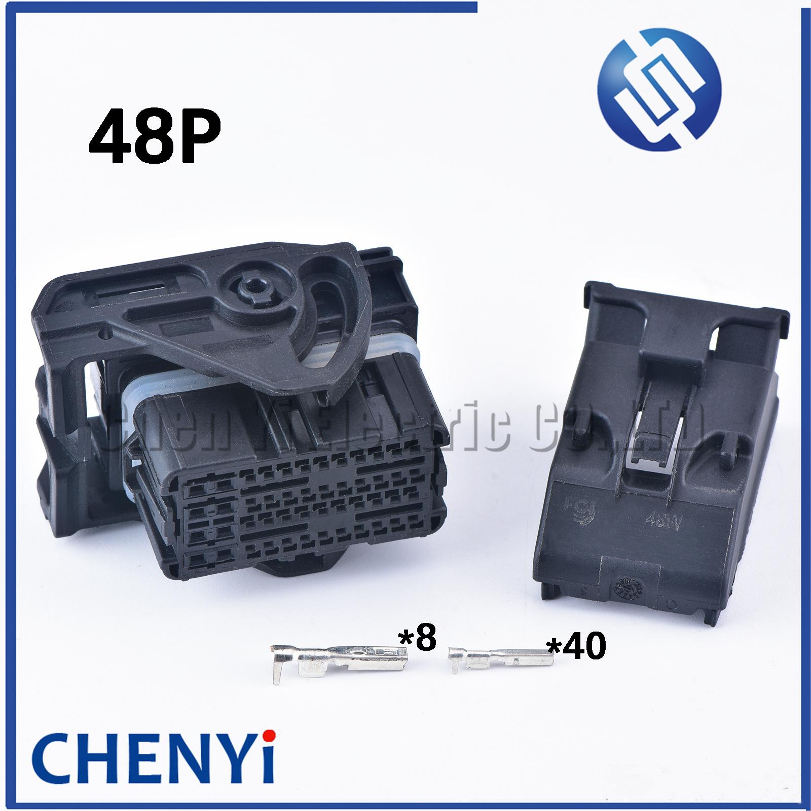 

48 Pin (40S+8B) female Automotive engine ecu connector PPI0001495 PPI0001494 Wire harness plug 13956455 For Nissan Infiniti 1 Pcs