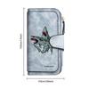 Gothic Double Shark Long Wallet Cool Dark Style Forever Printed Card Holder Fashion Portable Multi Slot Purse for Daily Use