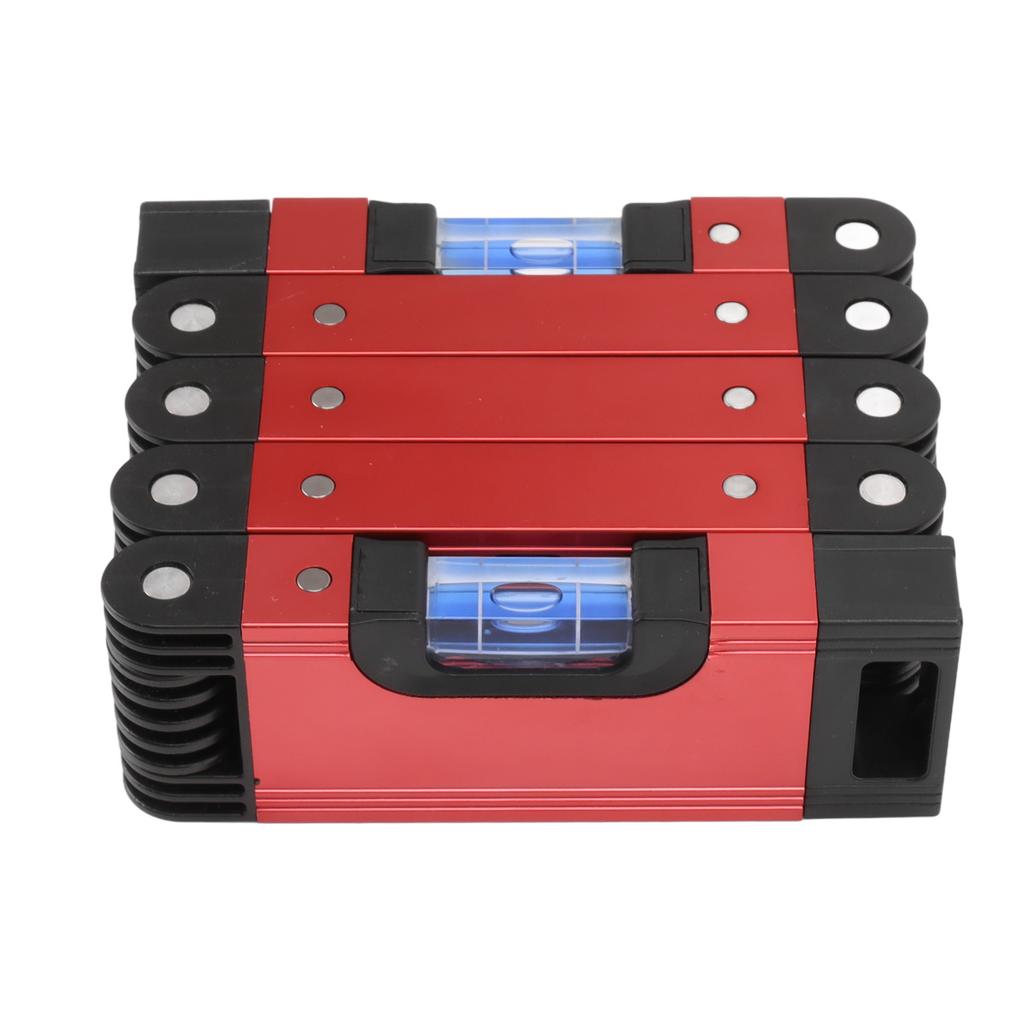 Składana poziomica 28 cali Wielofunkcyjna Wielokątowa Do obróbki drewna Dokładna Magnetyczna 4 poziomy