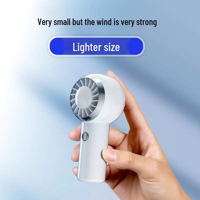 F3 Mini Handheld Climbing Fan: Portable Turbine, USB Rechargeable, High-Speed Desktop & Outdoor Use.