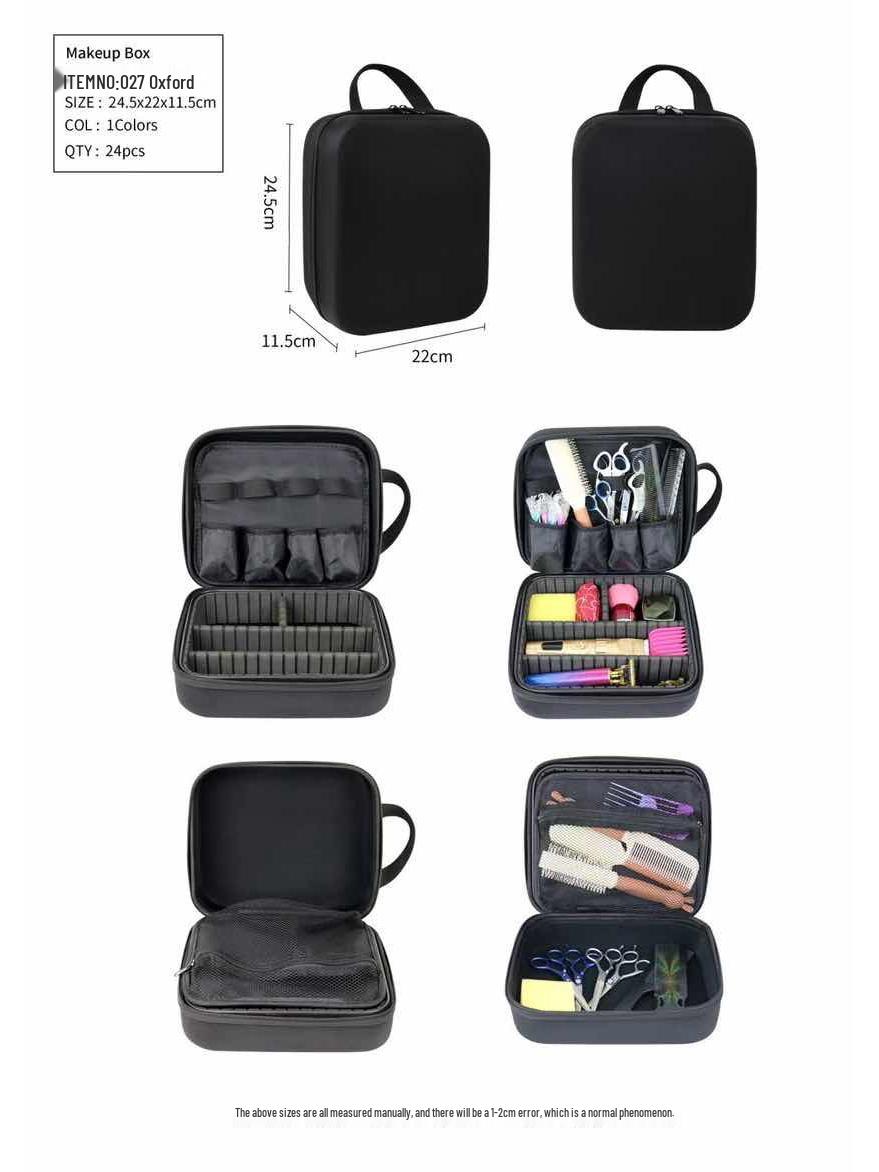 

Сумка для парикмахерских инструментов из ткани Оксфорд — вместительная, портативная сумка для профессионалов в сфере красоты