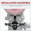 Motorcycle License Number Plate Holder Frame with LED Light CNC Aluminum Adjustable Moto Accessories Turn Signal Light Bracket