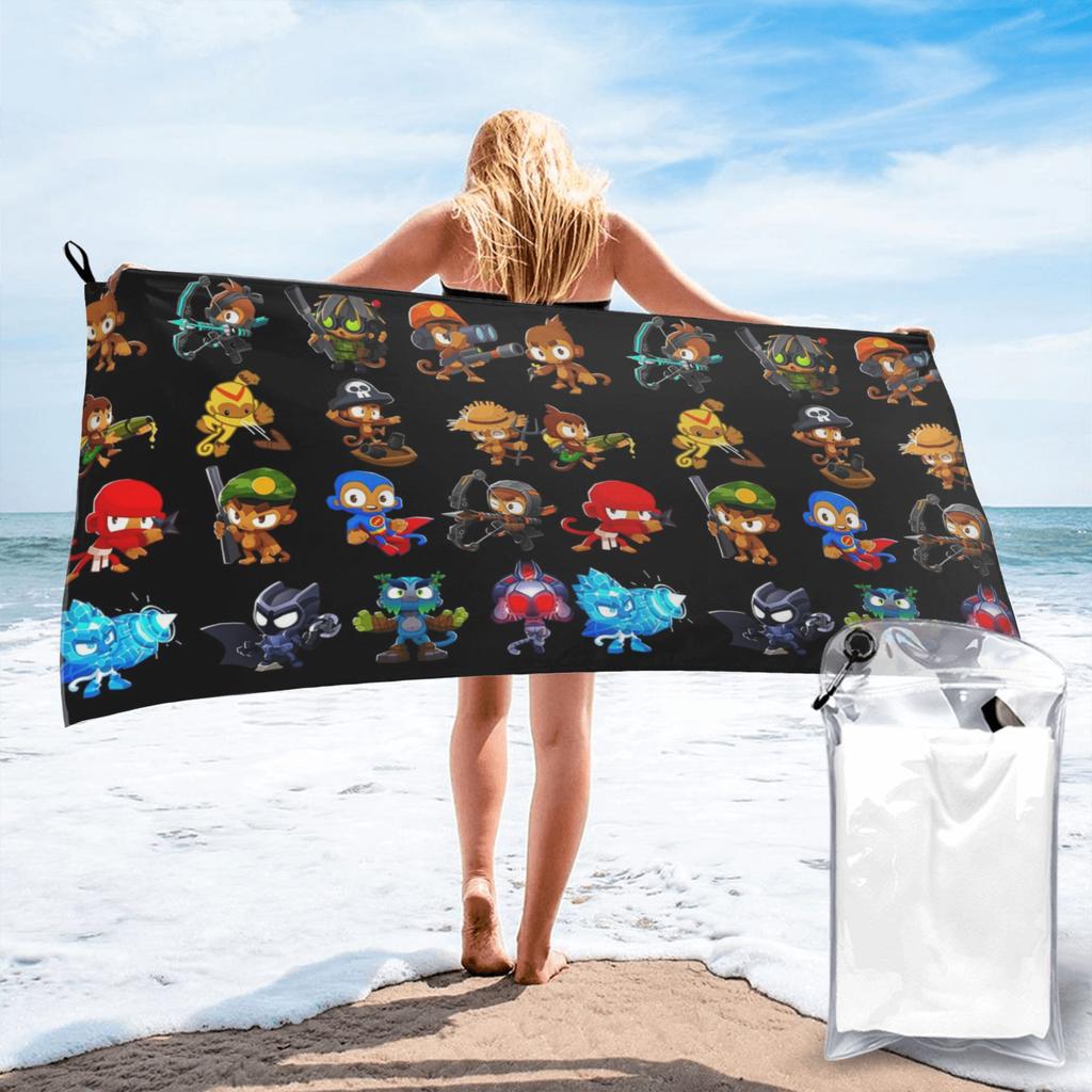 Bloons Td 6 5 Beach Towel Soft Microfiber Quick Dry Absorbent Quick Towels For Pool