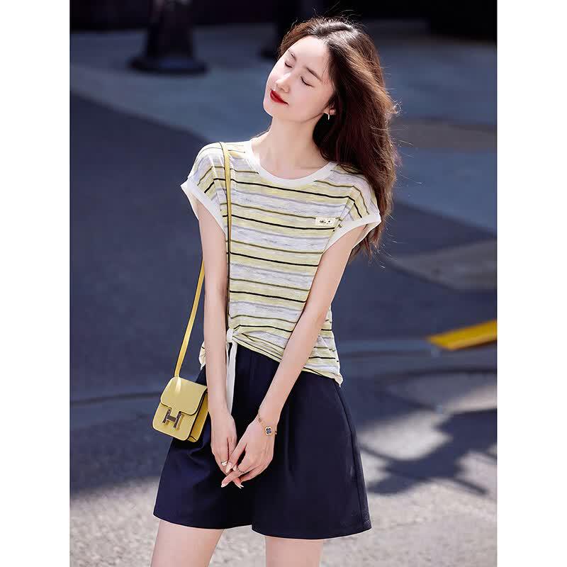 Women s Striped Sleeveless T-shirt M