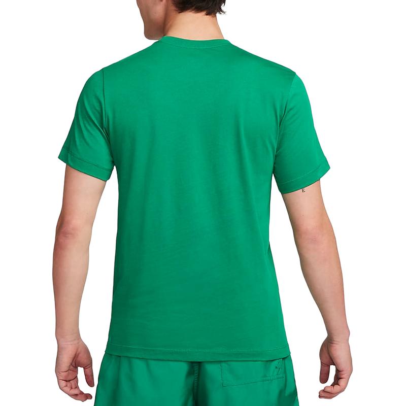 Nike Koszulka z haftowanym logo klubu sportowego, z krótkim rękawem, męska, zielona AR4999-365