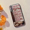 H-HaRRy Music S-Styles Phone Case Black Silicone Soft For Samsung Galaxy A73,A72,A71,A70,A53,A52,A51