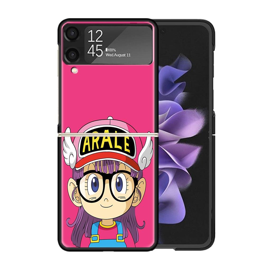Arale Dr Slump Cases For Samsung Galaxy Z Flip 4 5 6 7 3 Z Flip7 Flip6 Flip4 Flip5 Flip3 5G Hard Shockproof Fundas Cover Galaxy