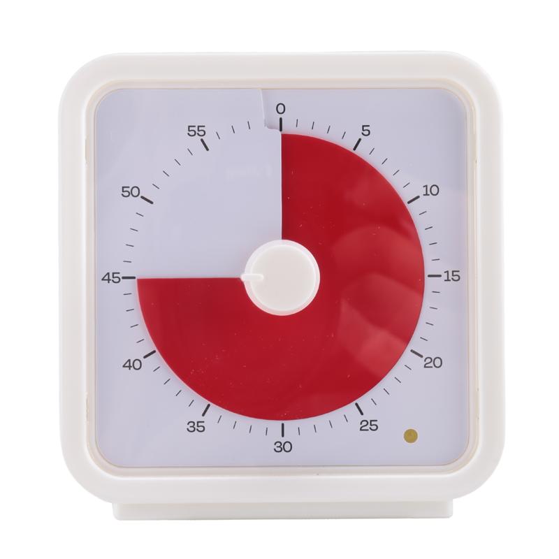 Good-Pomodoro Timer For Kitchen, Time Management Study Classroom Timer, 60-Minute Visual Timer With Silent Operation Durable -A