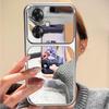 Case for OPPO Reno11 F 5G Trending Big Window Cover Mirror Phone Casing