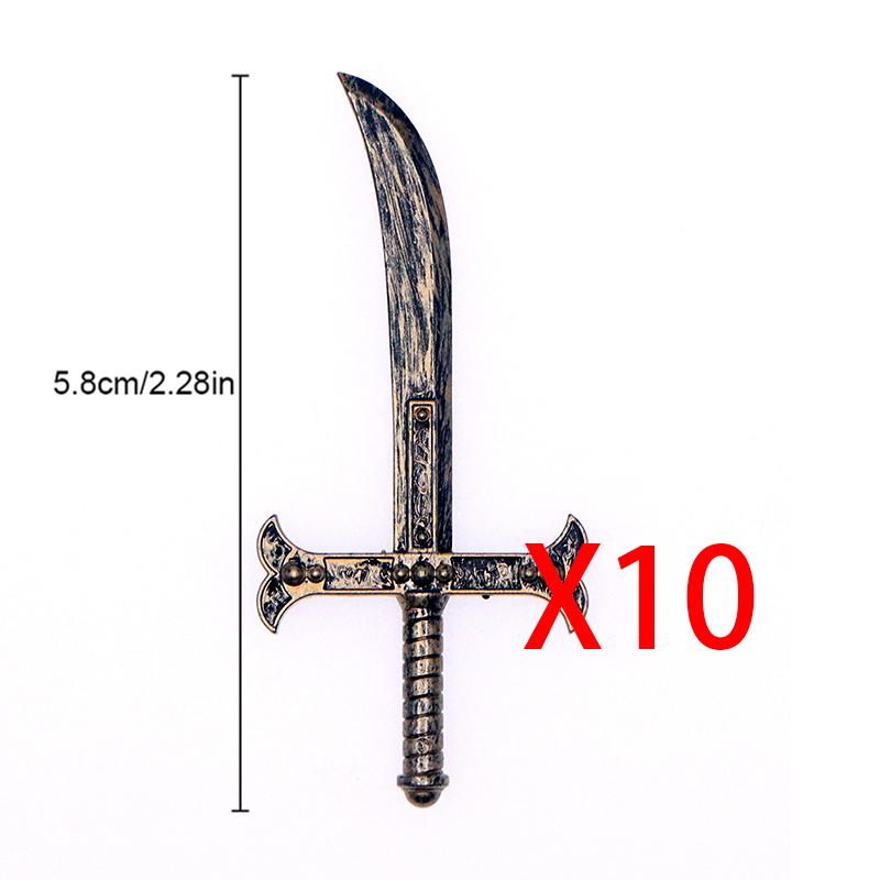 MOC Medieval Weapon Accessories for Building Blocks - Sword Shield Bow Axe Hammer Spear Gun Set