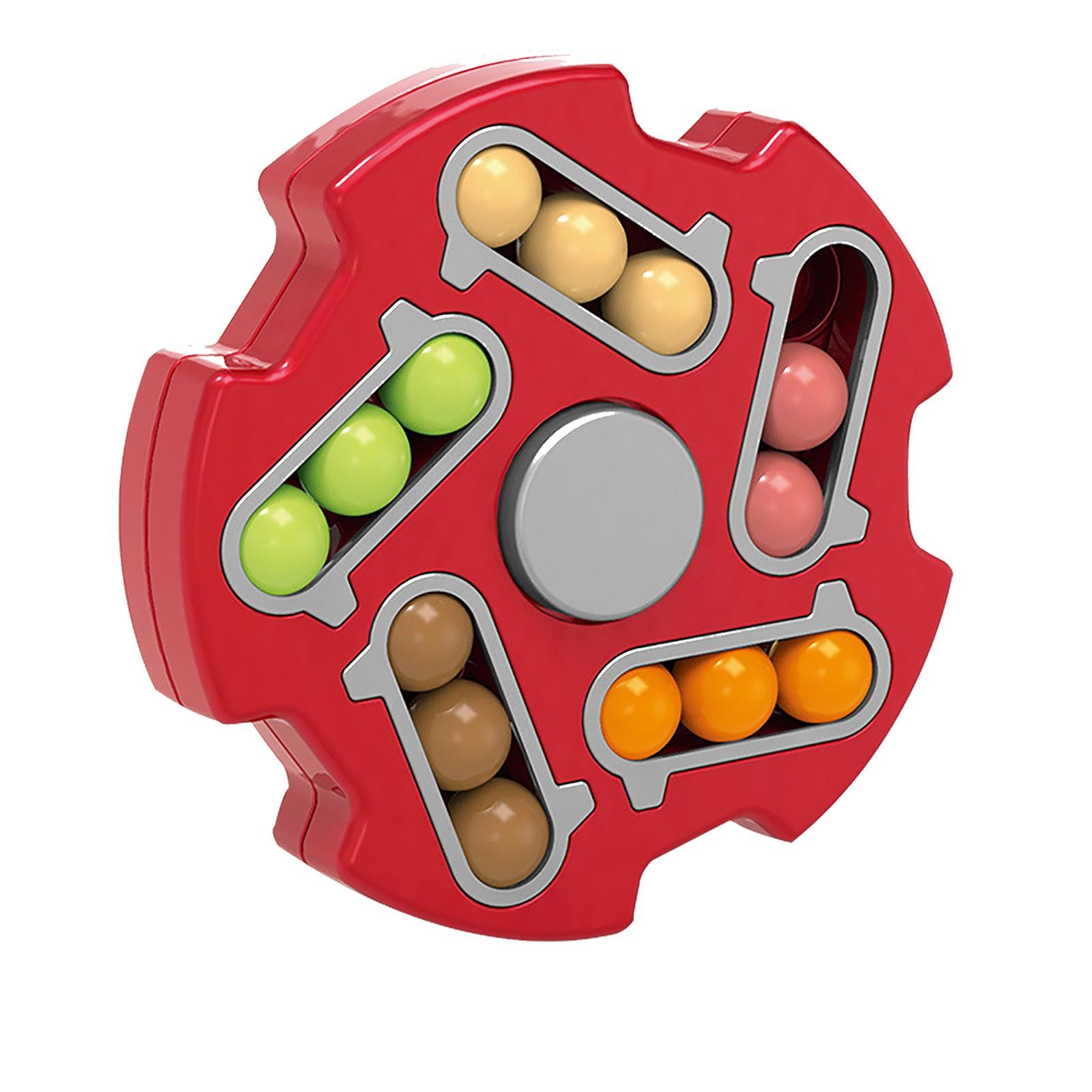 

Stress Bead Maze Toy Fingertip Rotating Toy красный