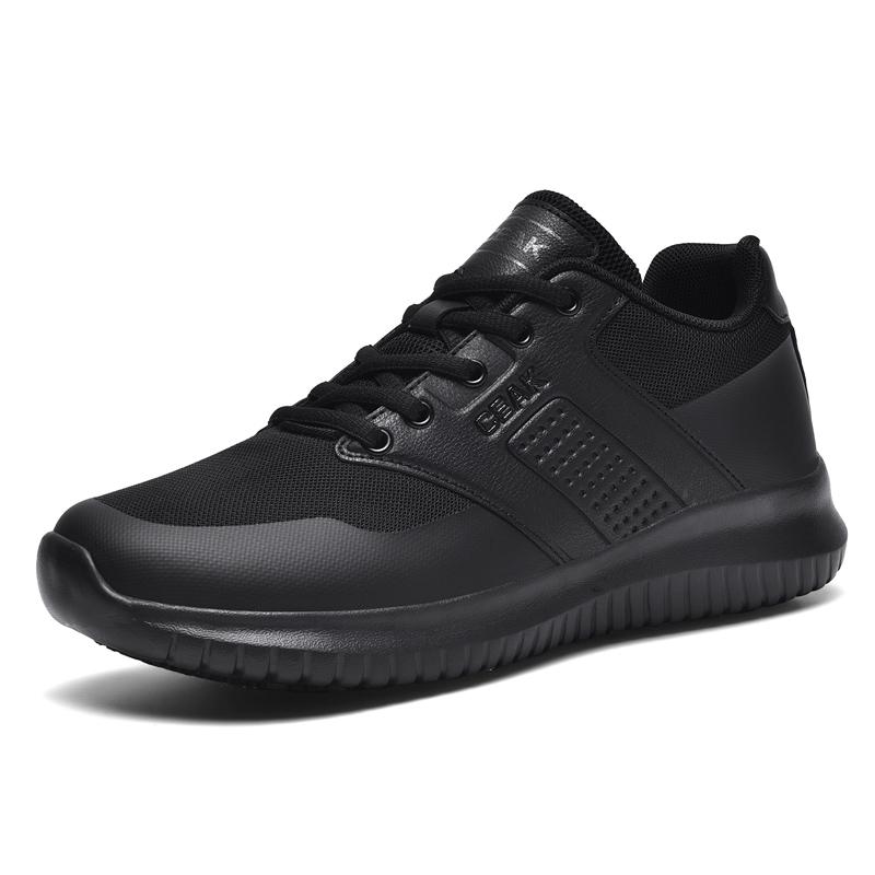 Scarpe da chef antiscivolo Quattro stagioni traspiranti Scarpe da lavoro da cucina per hotel Leggere da esterno da uomo Taglie forti Scarpe casual sportive da passeggio
