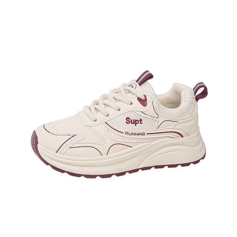 2025 autumn new thick-soled heightening little white shoes women's versatile casual sports board shoes super soft student dad shoes women
