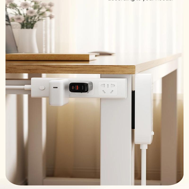 Power Strip Holder Desk Charging Cable Organizer Wall-Hanging Plug Fixer Self-Adhesive Storage Holders