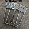 New For Xiaomi Redmi 13C Front Bezel Middle Frame Back Housing Mid Plate Replacement For Poco C65
