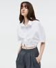 VEDERMI White Raglan Half Sh