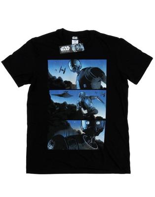 Camiseta masculina de banda desenhada Rogue One K-2SO