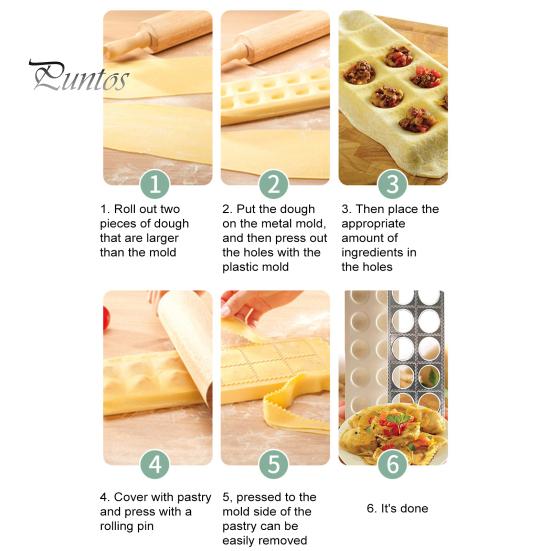 Tortellini Maker Press Mold Rolling Pin Set Professional Pasta Making Tools Dumpling Pelmeni Pierogi Potsticker Ravioli Stamp Kit