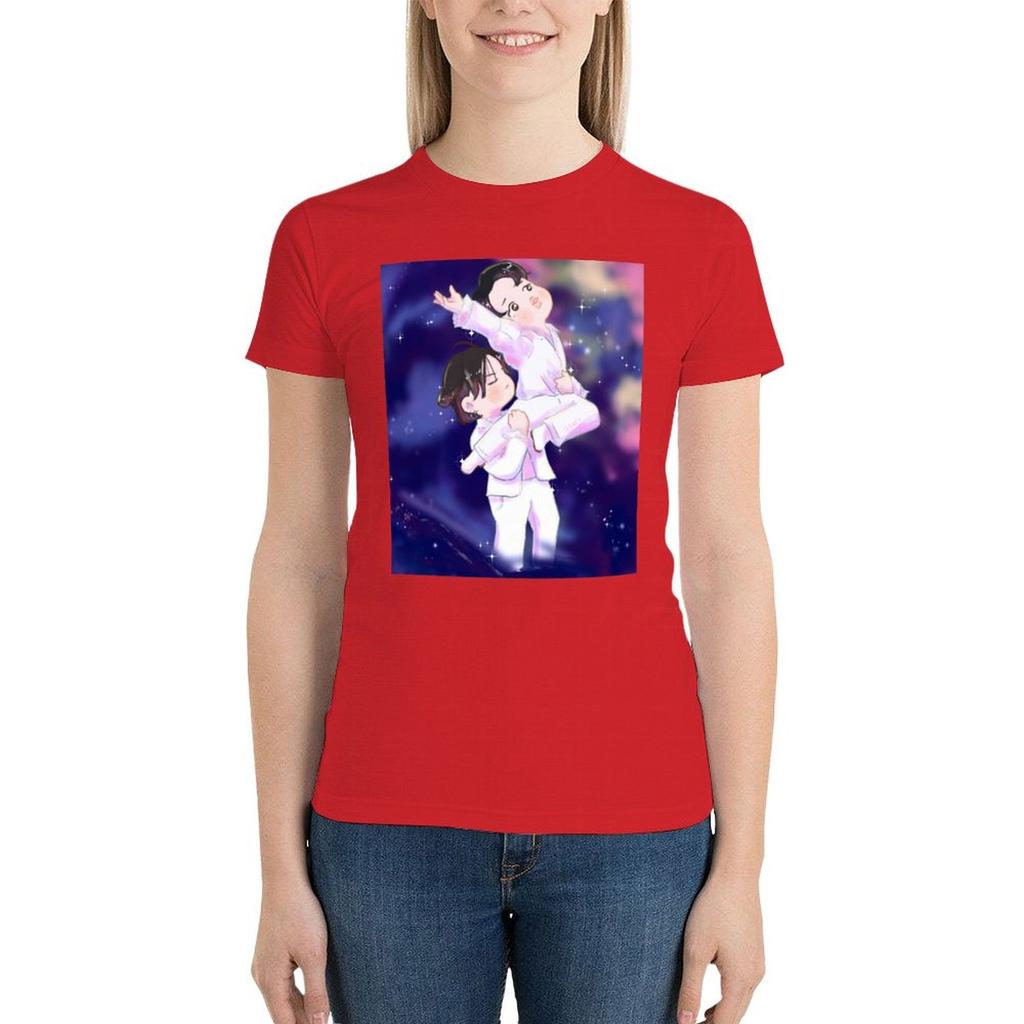Black Swan Jikook T-Shirt Female Funny Cotton T Shirts Women