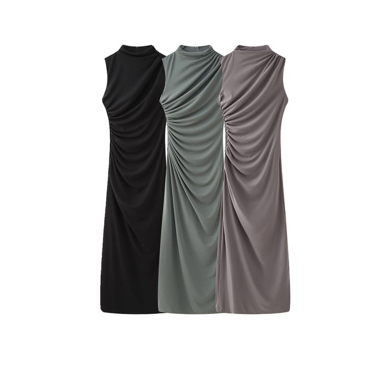 Women's New Fashion Dress Ruched Decoration