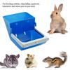 Rabbit Feeding Trough Plastic Material Food Holder For Guinea Pigs Chinchillas Small Pets Hay Dispenser For Rabbits Hamster