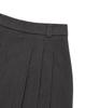 MOAA Minimal Pleated A-Line Skirt (Black)