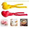 [C]Cute Duck Shaped Rice Mold Maker Clip Children Outdoor Plastic Duck Rice Mold DIY Snowball Maker Sushi Mold With Handle