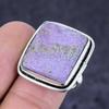 Natural Purpurite Gemstone 925 Sterling Silver Jewelry Ring Size 7.5 O3M67