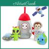 Space Monkey Plush Set With Interactive Toy For Family Role Play And Cuddle