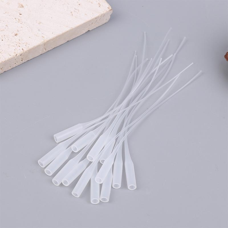 100Pcs Extended Dotting Glue Applicators Tubes for Laboratory Crafts Fine Dispensing Glue Art Modeling Uses