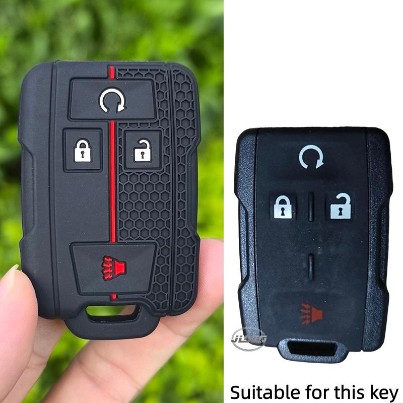 

Новый чехол для автомобильного ключа, брелок для Chevrolet Suburban Silverado GMC Terrain Yukon Tahoe Sierra, умные автомобильные аксессуары, брелок для ключей чёрный