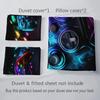 Colored GamePad 3D Printed Bedding Set Skin-Friendly Duvet Cover King Queen Twin Single Size Birthday Gift for Boy Bedroom Decor