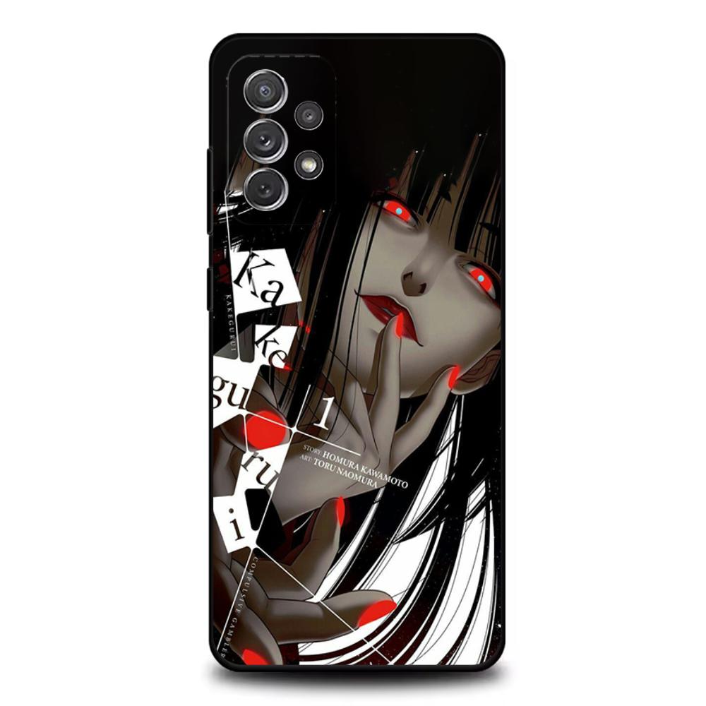 K-Kakegurui G-Gambler Phone Case For Samsung S25,S24,S21,S22,S23,S30,Ultra,S20,Plus,Fe,Lite,Note,10,9,5G Black Cover