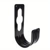 1pc Durable Garden Hose Hanger, Wall-Mounted Watering Hose Holder with Secure Clamp, Multi-Use Hook for Outdoor Lawn and Garden Organization