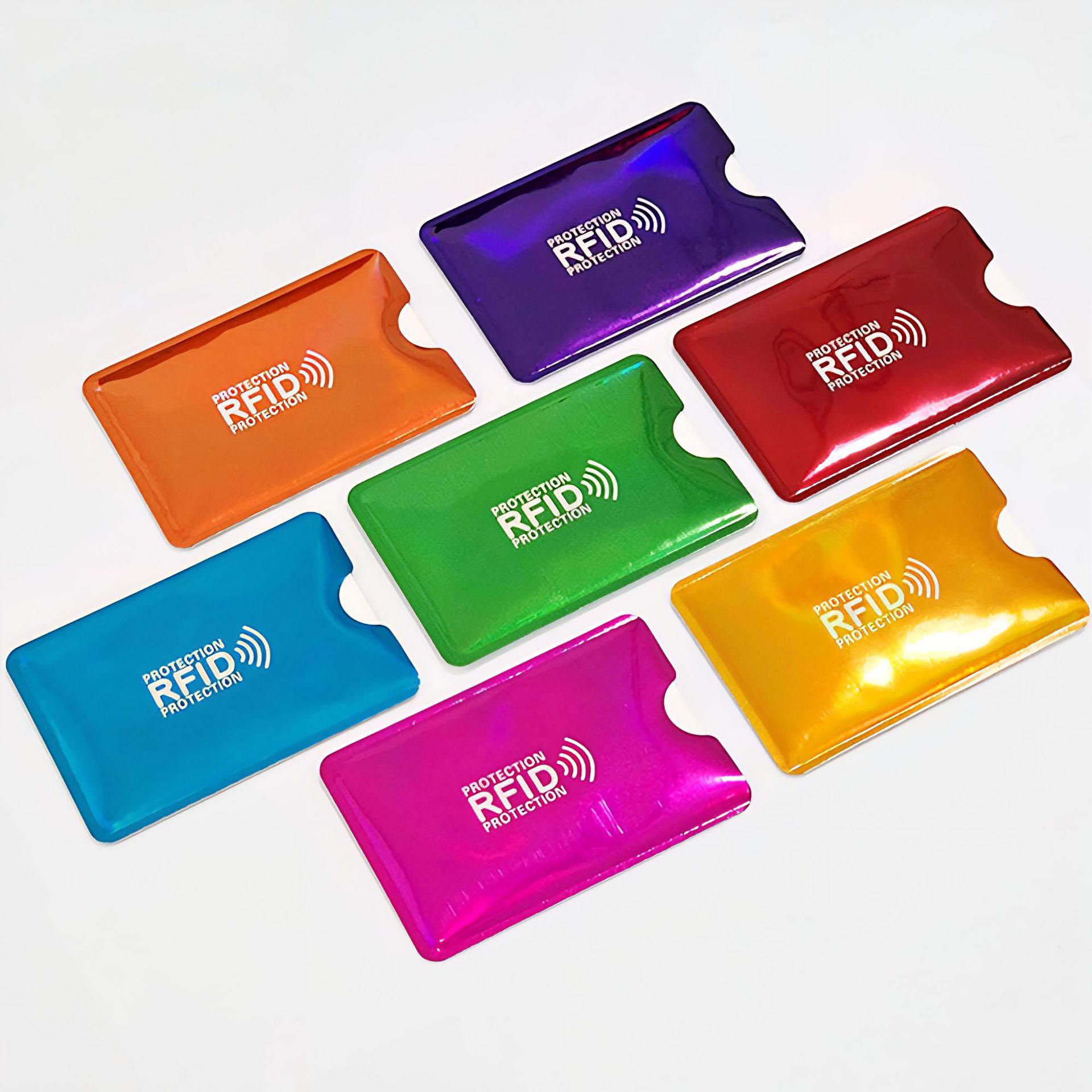 

5/10 шт. Антисканирующий чехол для карты Блокировка NFC RFID для кредитных карт Защитный чехол для карт Портативный держатель для банковских карт Чехол Защита