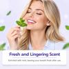 Teeth whitening strips: precisely fit the teeth, gently brighten the tooth color, leave a fresh scent, and are portable and easy to use