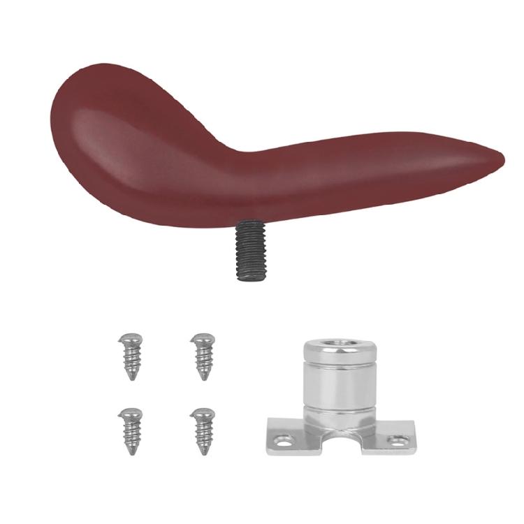 Bassoon Thumb Rest with Fixing 4 Screws and Base Removable Thickened Hand Holder