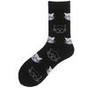 Summer Cotton Socks Trendy Socks Street Personality Illustrations Poached Eggs Harbor Jacquard Medium Tube Socks Socks Couple