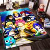 "Anime Characters with Magical Powers Design Non-slip Rug Suitable for Living Room and Bedroom Sofas Sofas"