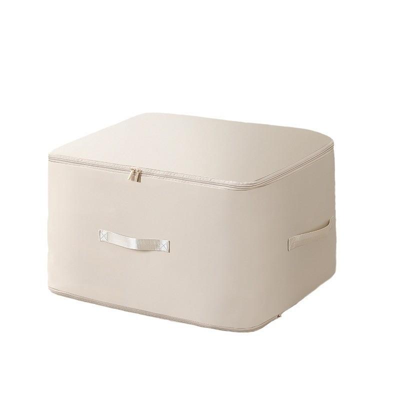 Down Comforter Storage Bag With Durable Satin Material For Bedroom Organization And Travel Use