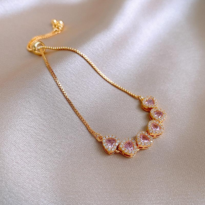 Elegante Geometrische Zirkonia Armband voor Damesmode - Veelzijdig, Trendy Bangle Sieraden