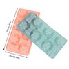 Silicone Puppy Dog Paw Bone Molds Elegant Chocolate Cookie Mold For Baking Non-Stick Dog Treat Molds Suitable For Microwave Oven