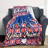 Name Individuell Chicago Cubs Aufdruck Flanelldecke Hohe Qualität Warm Bequem Decke für Alle Jahreszeiten Perfekt für Geschenke Heimdekoration