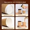 Disposable Thickened Kraft Paper Coffee Cups