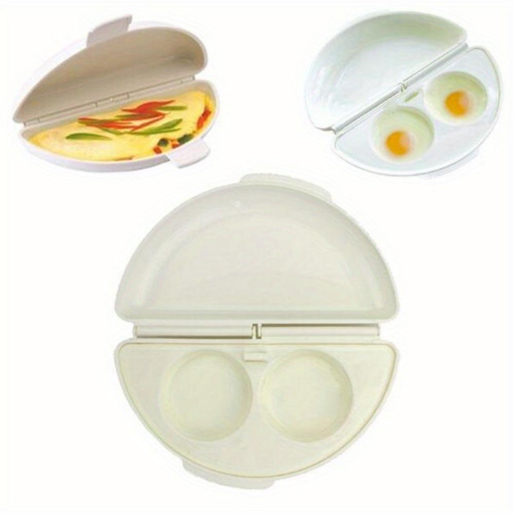 1pc Microwave Oven Egg Steamer Egg Cooker Egg Poacher Kitchen Egg Cooking Tool DIY Egg Tool Baking Tool